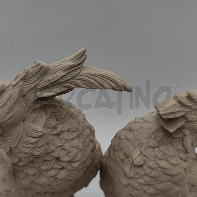 SCULTURE 2 PAPPAGALLI FIRMATA DILETTANTI  | Mercatino dell'Usato Corbetta 4