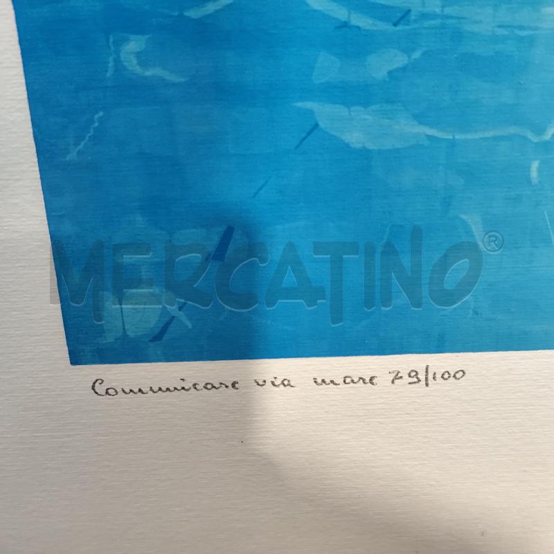 SERIGRAFIA VANDA DAMINATO CAMMINARE VIA MARE 37/100 | Mercatino dell'Usato Corbetta 3