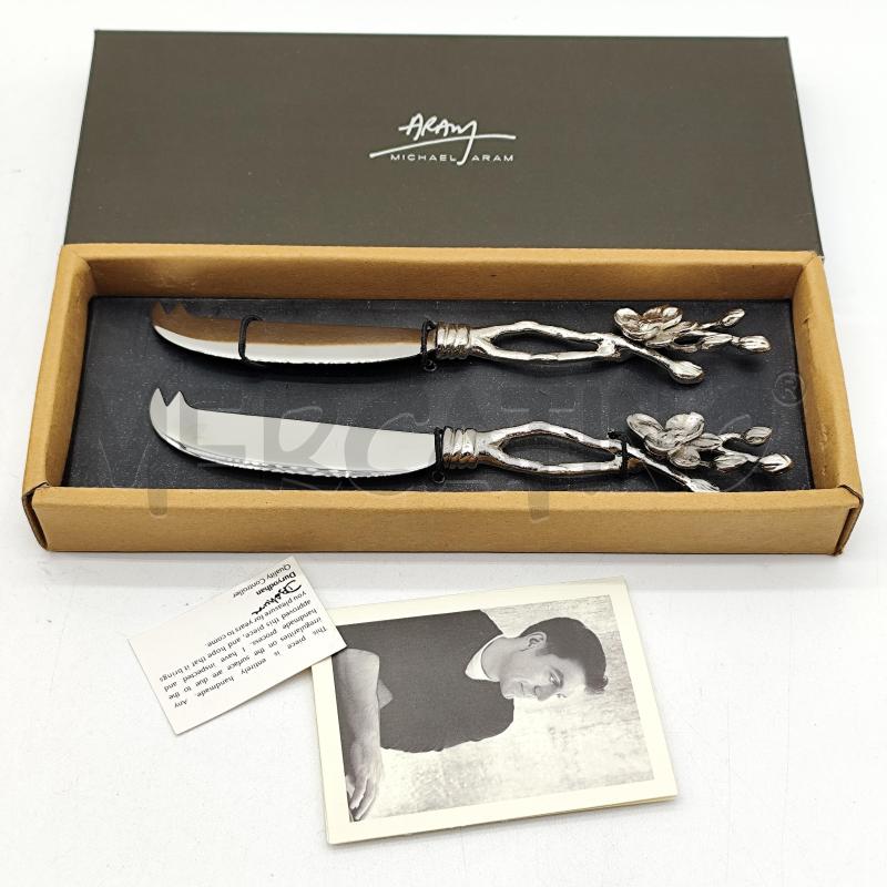 SET 2 COLTELLI MICHAEL ARAM COLLEZIONE ORCHID | Mercatino dell'Usato Corbetta 1