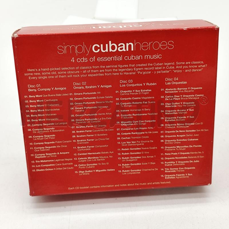 SIMPLY CUBAN HEROES 4 CD  | Mercatino dell'Usato Corbetta 2