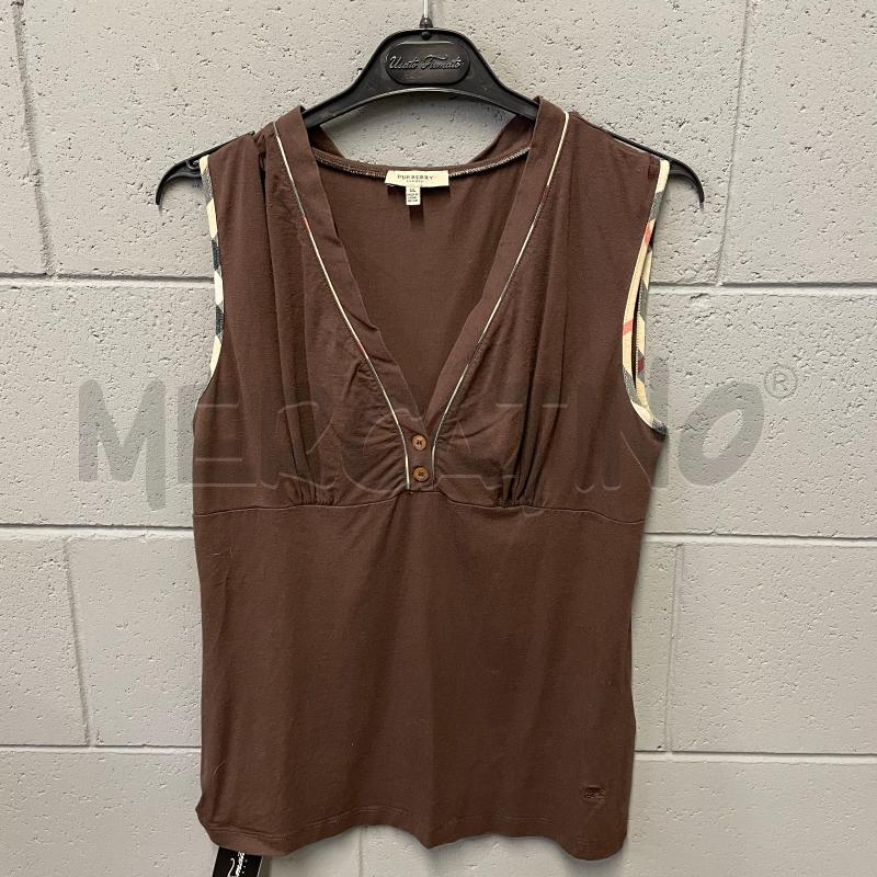 SMANICATO DONNA BURBERRY MARR SCOLLO V BORDI TARTAN | Mercatino dell'Usato Corbetta 1