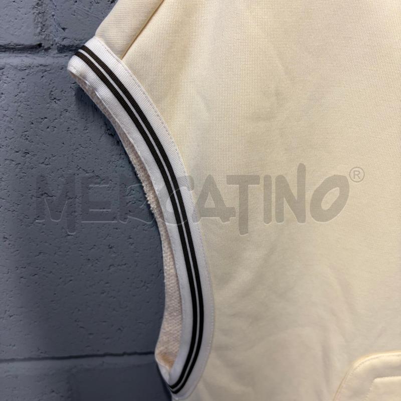 SMANICATO DONNA ELEVENTY PANNA BORDI RIGHE MARR TASCA | Mercatino dell'Usato Corbetta 3