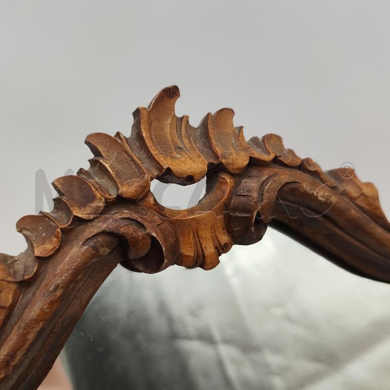SPECCHIO ANTICO LEGNO ONDULATO | Mercatino dell'Usato Corbetta 2
