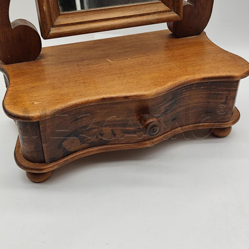 SPECCHIO BASCULANTE LEGNO CON CASSETTO | Mercatino dell'Usato Corbetta 2