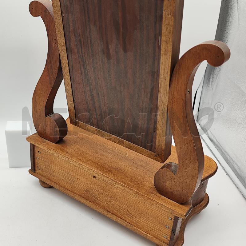 SPECCHIO BASCULANTE LEGNO CON CASSETTO | Mercatino dell'Usato Corbetta 3