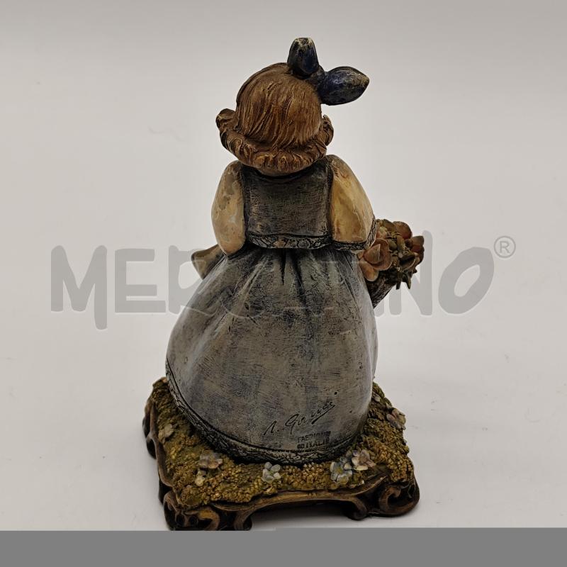 STATUA BIMBA CON CESTA FIORI FABRIQUE EN ITALIA | Mercatino dell'Usato Corbetta 4