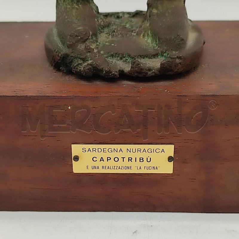 STATUA CAPOTRIBU' LA FUCINA SARDEGNA NURAGICA | Mercatino dell'Usato Corbetta 3