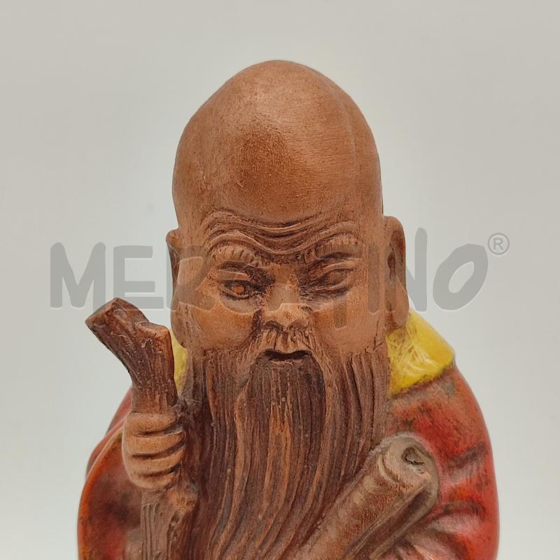 STATUA CINESE SHOU XING IN COTTO 25CM | Mercatino dell'Usato Corbetta 4