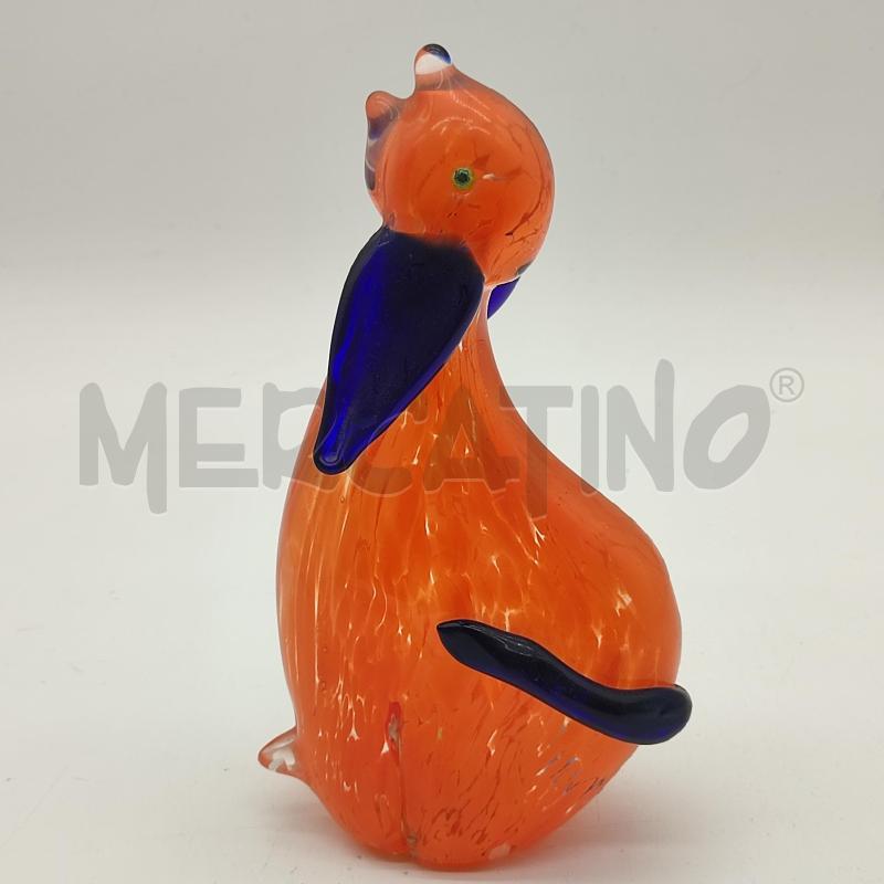STATUA MURANO CANE ARANCIO DA RIVEDERE | Mercatino dell'Usato Corbetta 1