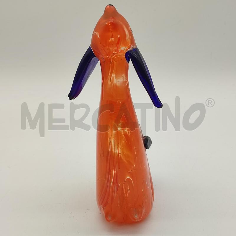 STATUA MURANO CANE ARANCIO DA RIVEDERE | Mercatino dell'Usato Corbetta 2