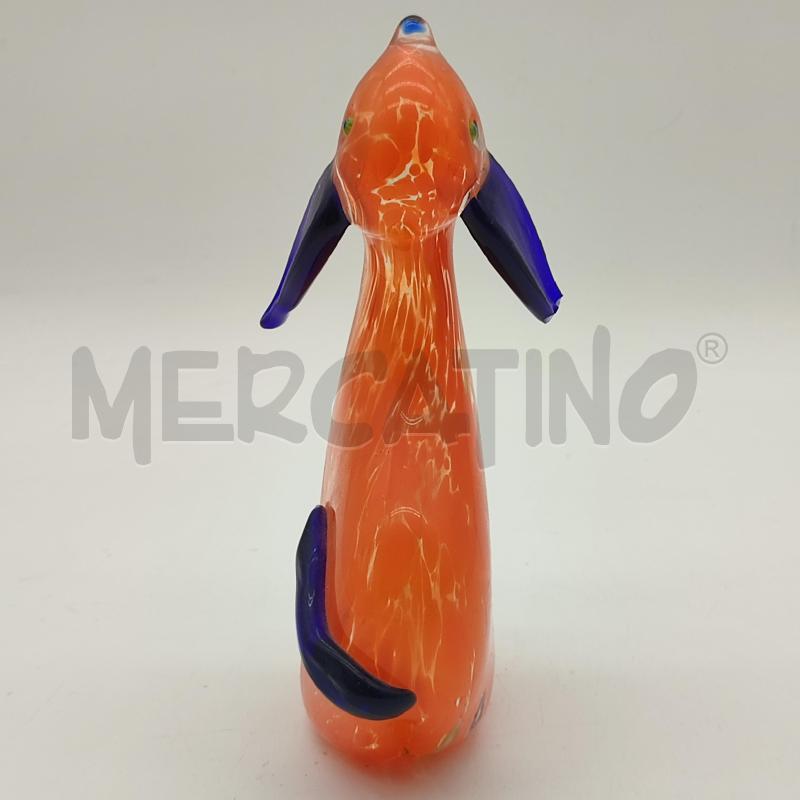 STATUA MURANO CANE ARANCIO DA RIVEDERE | Mercatino dell'Usato Corbetta 3