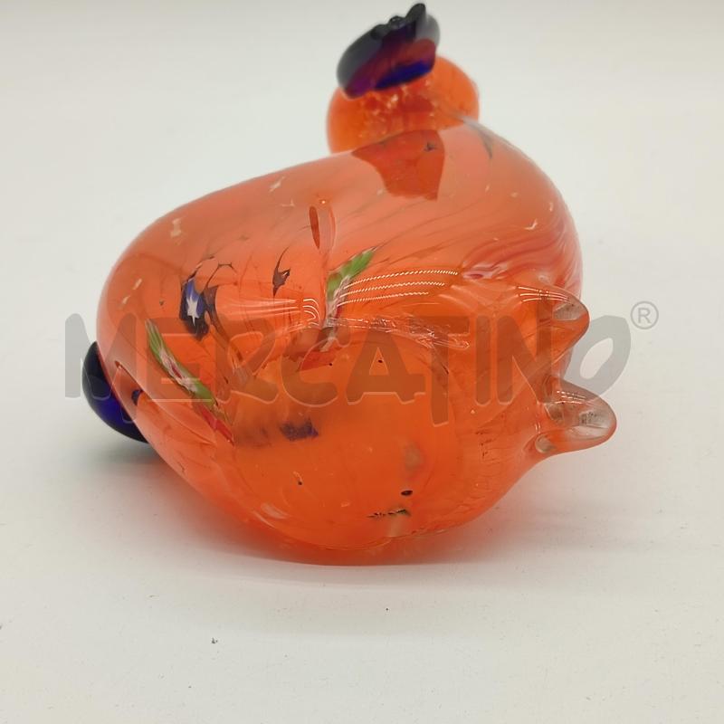 STATUA MURANO CANE ARANCIO DA RIVEDERE | Mercatino dell'Usato Corbetta 5