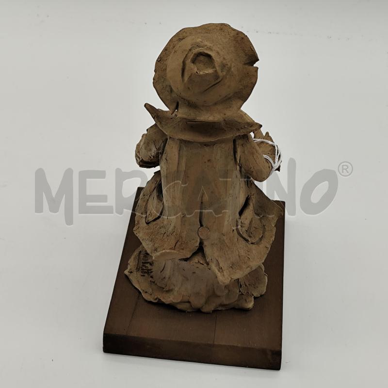 STATUA PAOLETTI IN TERRACOTTA UOMO CHE LEGGE | Mercatino dell'Usato Corbetta 4