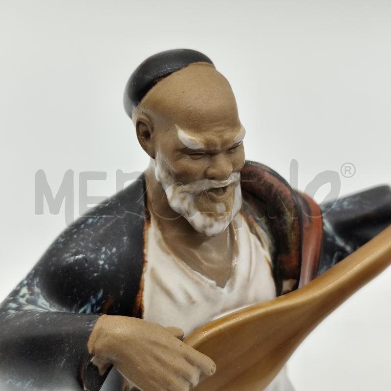 STATUA SHIWAN MUDMAN ARGILLA CINESE SUONATORE | Mercatino dell'Usato Corbetta 4