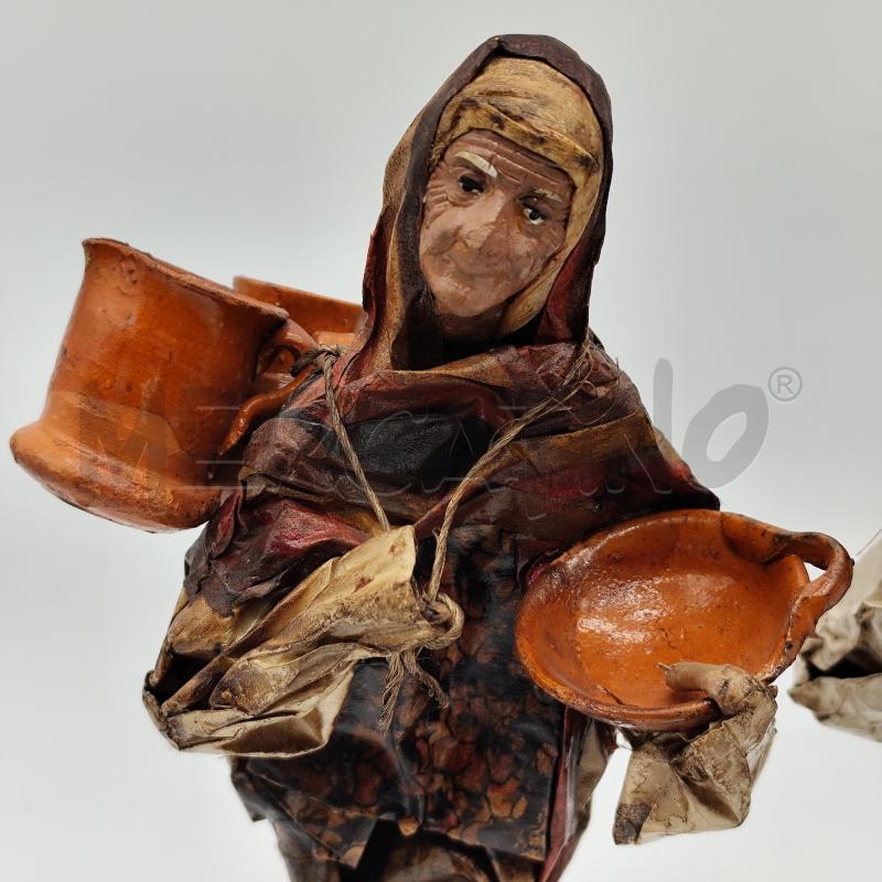 STATUE IN CARTAPESTA 30CM COPPIA CONTADINI | Mercatino dell'Usato Corbetta 2