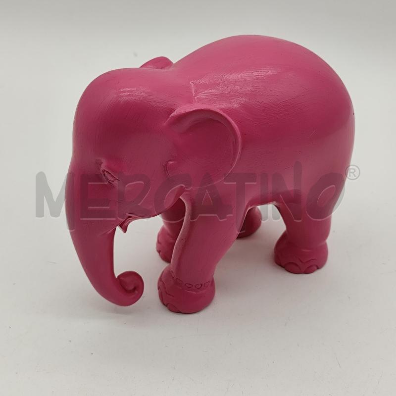STATUINA ELEFANTE ELEPHANT PARADE FUCSIA TINTA UNITA | Mercatino dell'Usato Corbetta 1