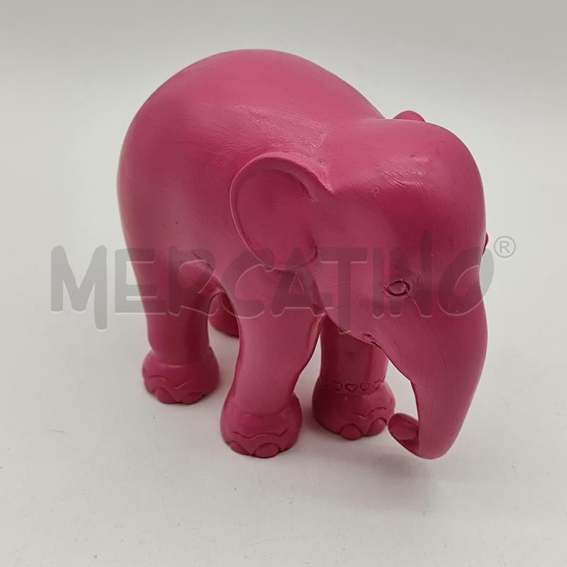 STATUINA ELEFANTE ELEPHANT PARADE FUCSIA TINTA UNITA | Mercatino dell'Usato Corbetta 2