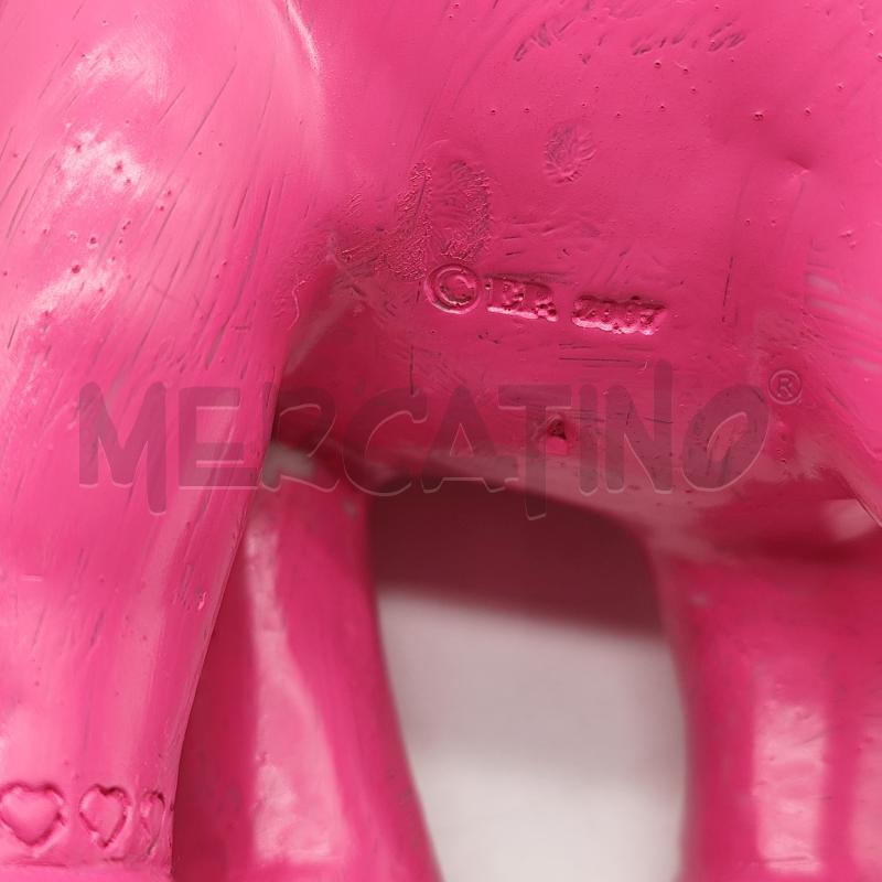 STATUINA ELEFANTE ELEPHANT PARADE FUCSIA TINTA UNITA | Mercatino dell'Usato Corbetta 3