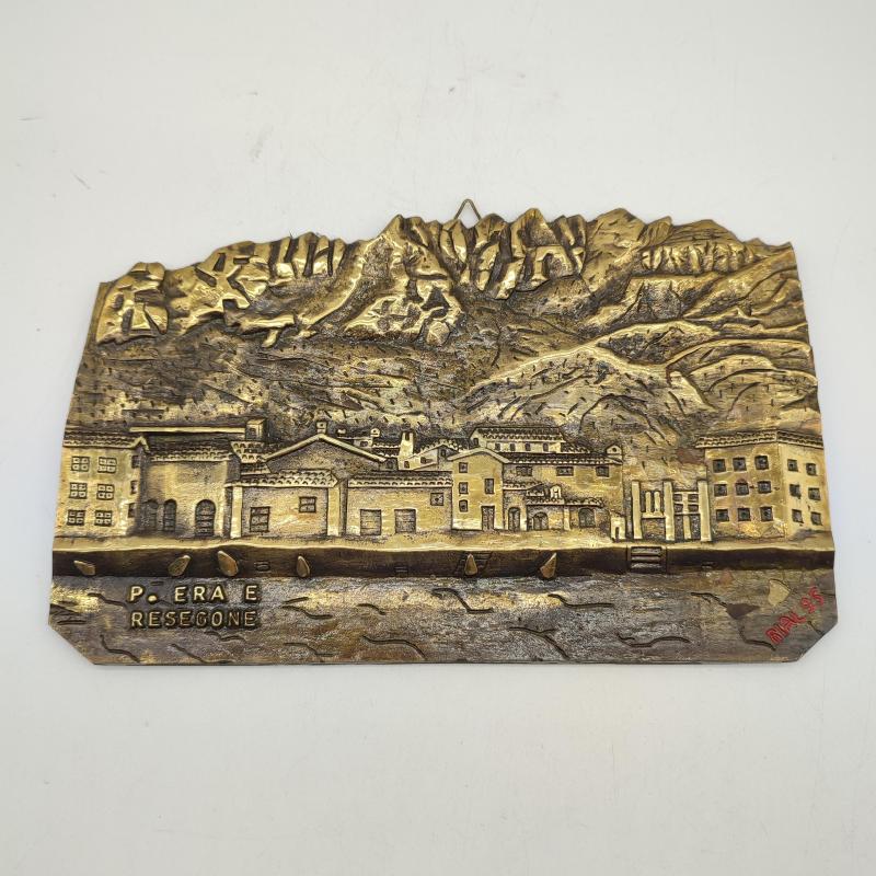 STEMMA BRONZO LAGO DI LECCO RIVA ALDO | Mercatino dell'Usato Corbetta 1