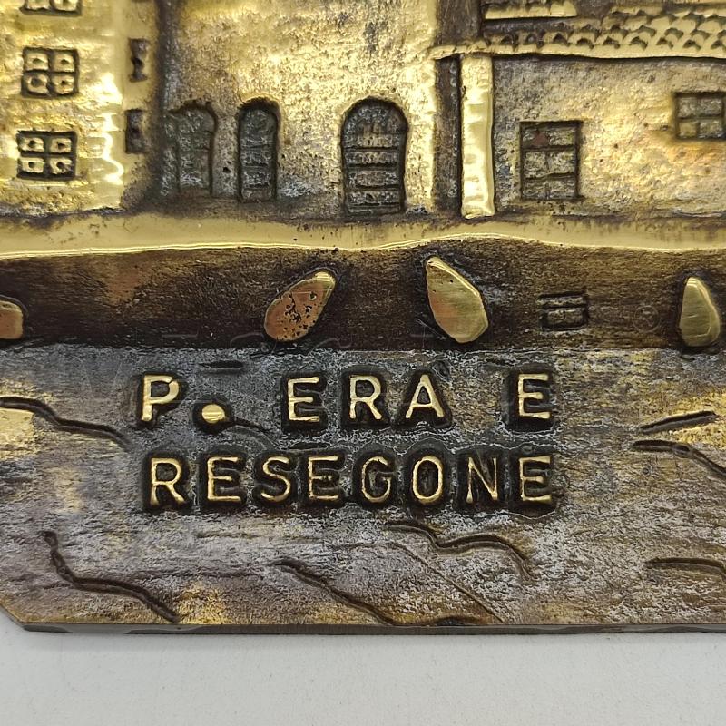 STEMMA BRONZO LAGO DI LECCO RIVA ALDO | Mercatino dell'Usato Corbetta 2