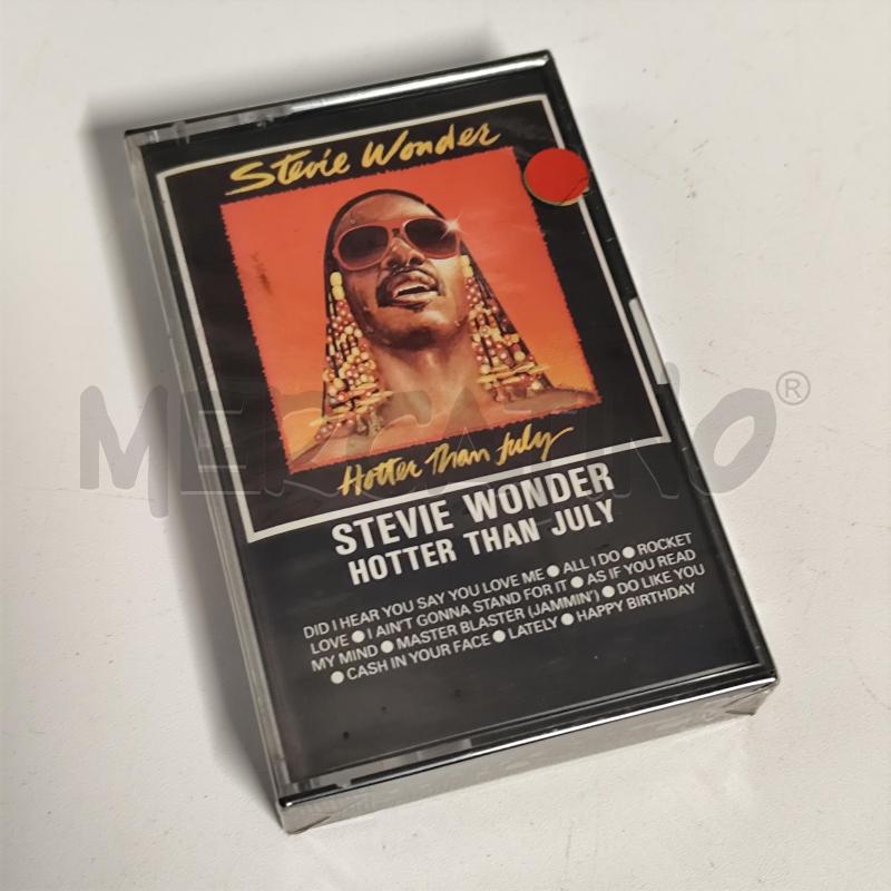 STEVIE WONDER HOTTER THAN JULY MUSICASSETTA NUOVA | Mercatino dell'Usato Corbetta 1