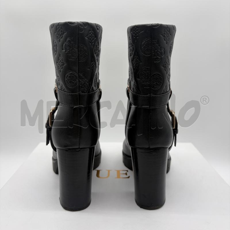 STIVALETTI DONNA GUESS NERO SINT RISV MONOGRAM TACCO | Mercatino dell'Usato Corbetta 3