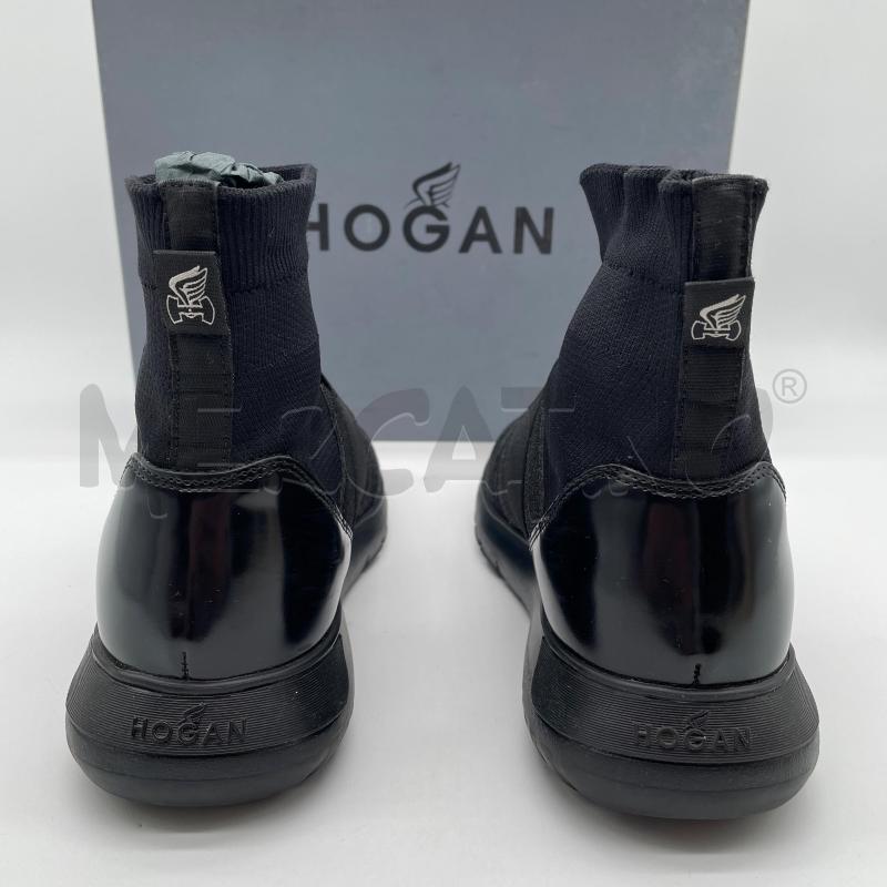 STIVALETTI DONNA HOGAN INTERACTIVE3 SLIP ON NERO STISCE GLITTER | Mercatino dell'Usato Corbetta 4