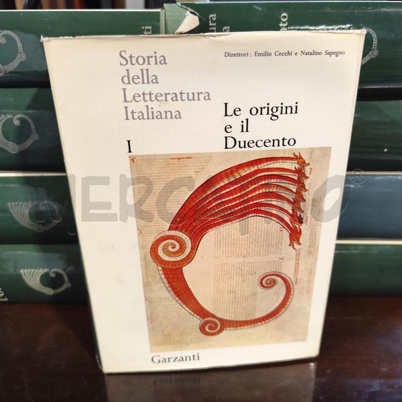 STORIA DELLA LETTERATURA ITALIANA GARZANTI 9 VOLUMI | Mercatino dell'Usato Corbetta 2