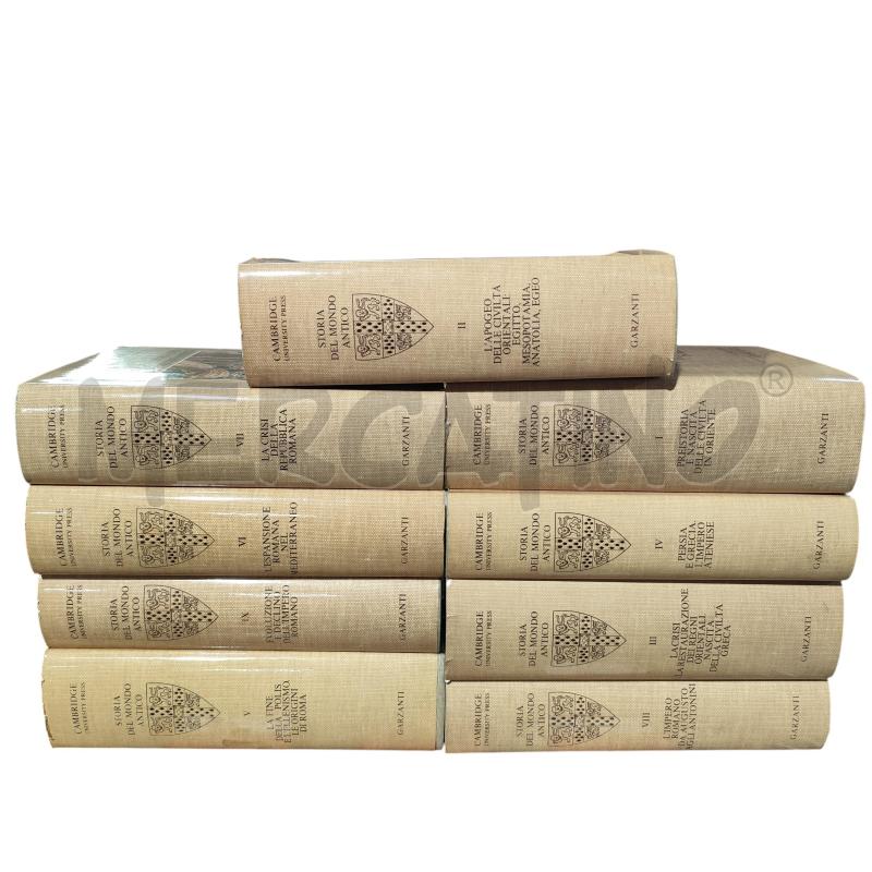 STORIA DEL MONDO ANTICO CAMBRIDGE 9 VOLUMI | Mercatino dell'Usato Corbetta 1