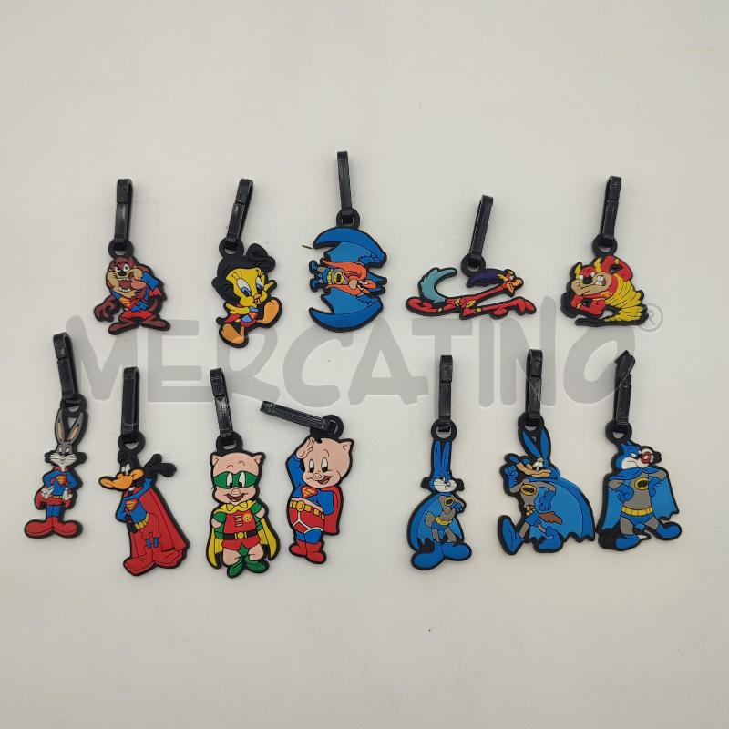 SUPER ZIPPY LOONEY TUNES CIONDOLI PORTACHIAVI 12PZ | Mercatino dell'Usato Corbetta 1