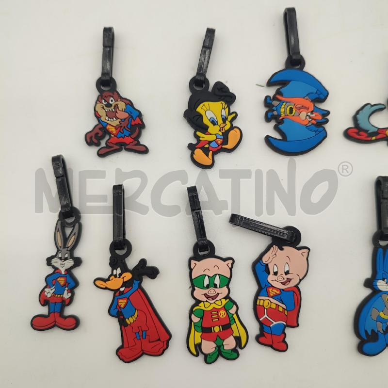 SUPER ZIPPY LOONEY TUNES CIONDOLI PORTACHIAVI 12PZ | Mercatino dell'Usato Corbetta 2