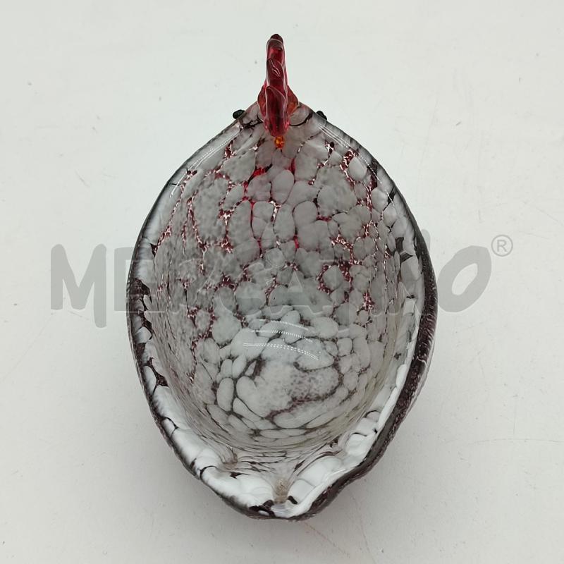 SVUOTATASCHE VETRO GALLO ROSSO/BIANCO | Mercatino dell'Usato Corbetta 4