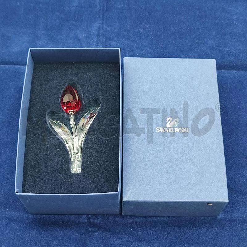 SWAROVSKI 626481 TULIPANO ROSSO 9CM | Mercatino dell'Usato Corbetta 1