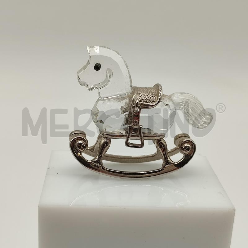 SWAROVSKI CAVALLO A DONDOLO 4 CM | Mercatino dell'Usato Corbetta 1