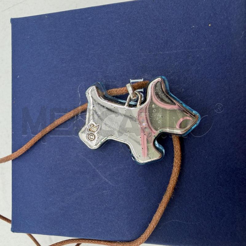 SWAROVSKI COLLANA CIONDOLO CANE AZZURRO | Mercatino dell'Usato Corbetta 3