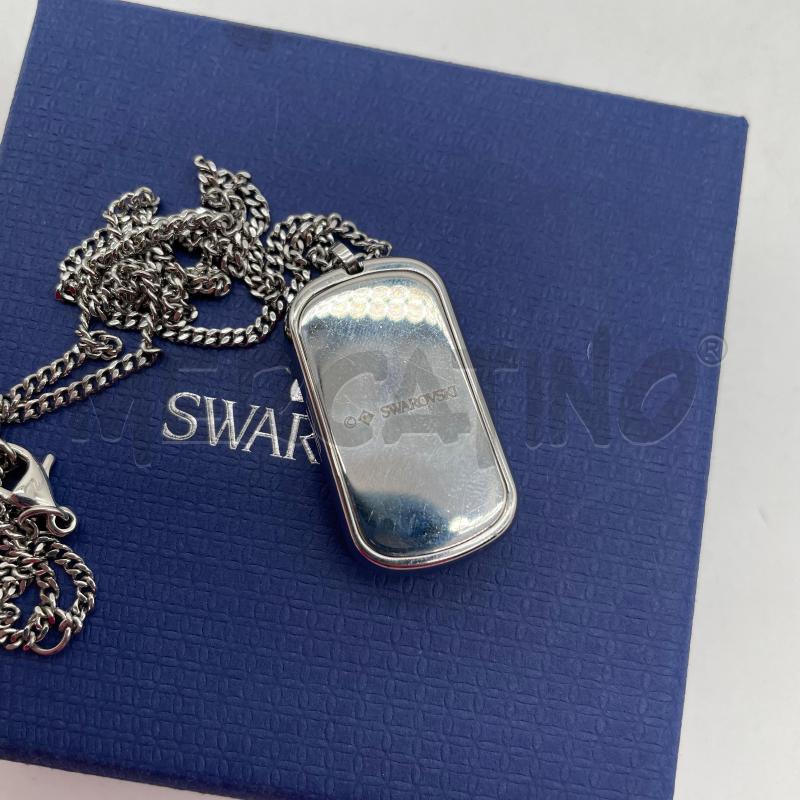 SWAROVSKI COLLANA CIONDOLO EFFETTO MARMORIZZATO BLU | Mercatino dell'Usato Corbetta 3