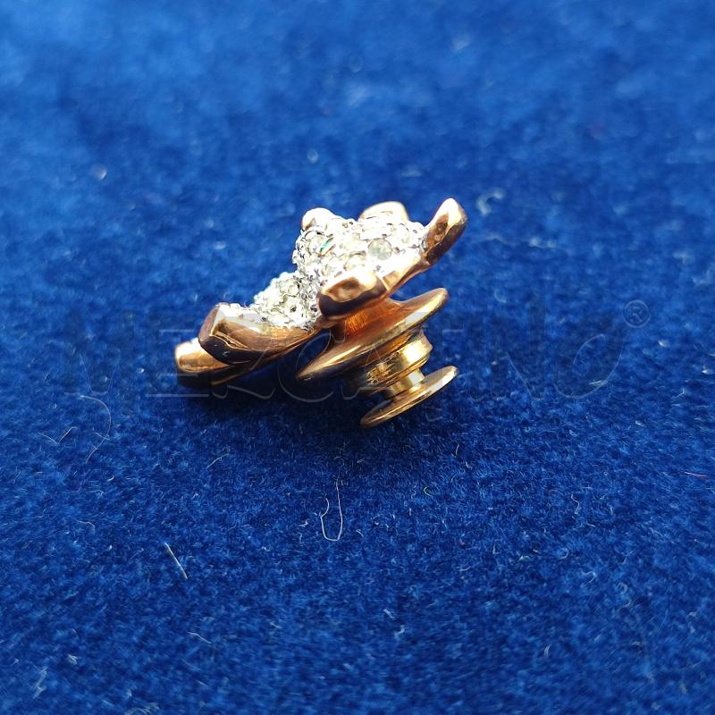 SWAROVSKI SPILLA ORSETTO 2CM SENZA SCATOLA | Mercatino dell'Usato Corbetta 2