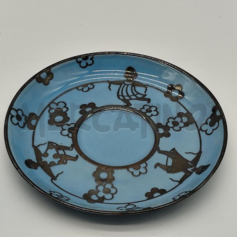 TAZZA CON PIATTINO BAVARIA THOMAS ART DECO LAVORAZIONE SILVER | Mercatino dell'Usato Corbetta 3