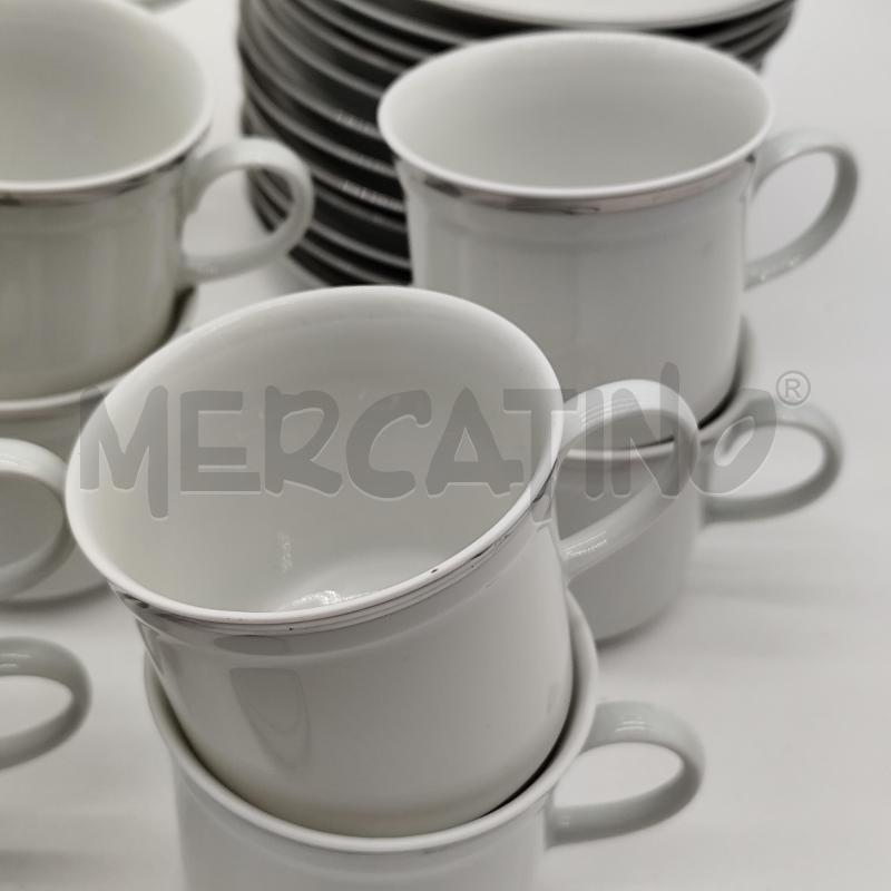 TAZZE SERVIZIO DA 12 MITTERTEICH BORDO ARGENTATO | Mercatino dell'Usato Corbetta 4