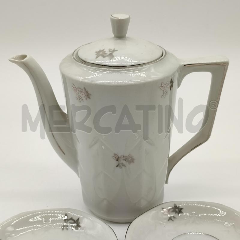 TAZZINE COPPIA RICHARD GINORI BIANCO FIORI STELLE ARGENTATE | Mercatino dell'Usato Corbetta 5