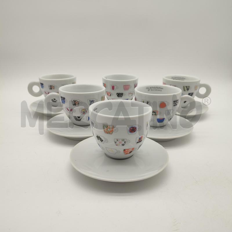 TAZZINE ILLY 6+6 ARTE COLLECTION 25 ANNIVERSARY | Mercatino dell'Usato Corbetta 2