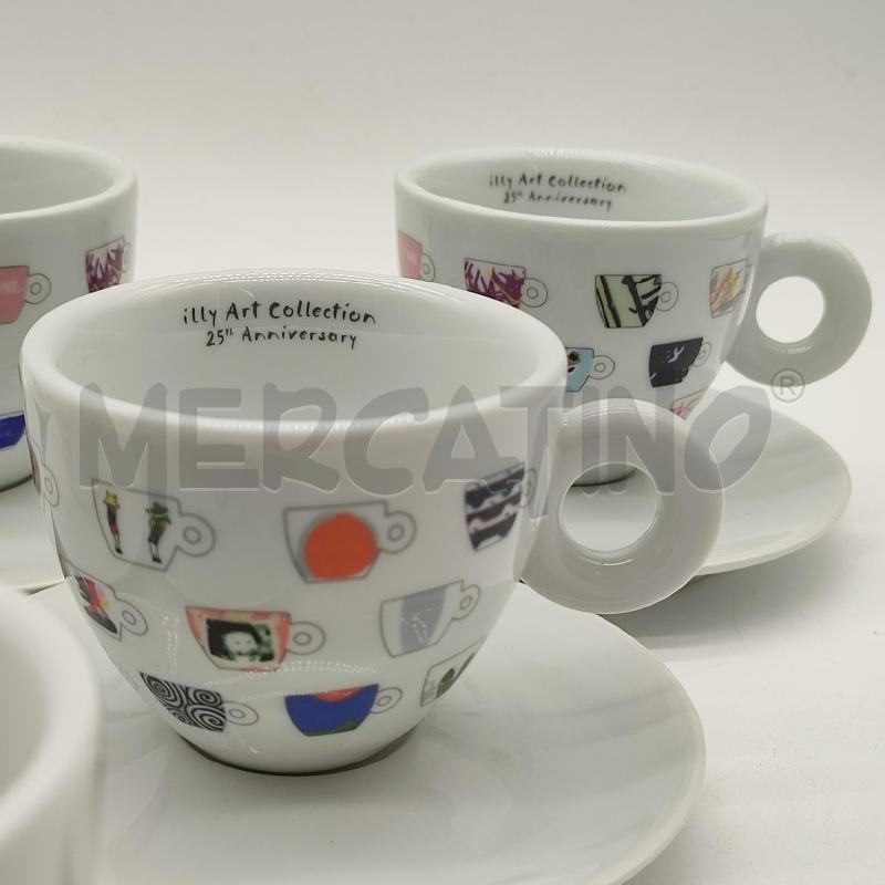 TAZZINE ILLY 6+6 ARTE COLLECTION 25 ANNIVERSARY | Mercatino dell'Usato Corbetta 3