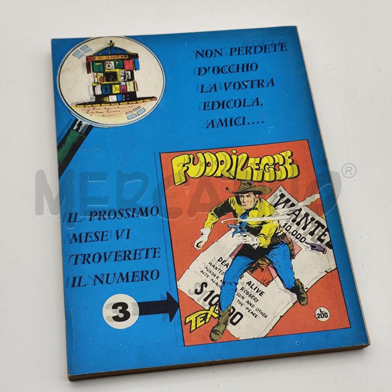 TEX N.2 UNO CONTRO VENTI L.200 1964 3 STELLE | Mercatino dell'Usato Corbetta 2