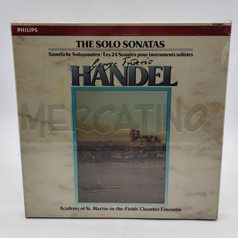 THE SOLO SONATAS GEORGE FRIEDRIC HANDEL BOX 5 LP 33 GIRI VINILI | Mercatino dell'Usato Corbetta 1