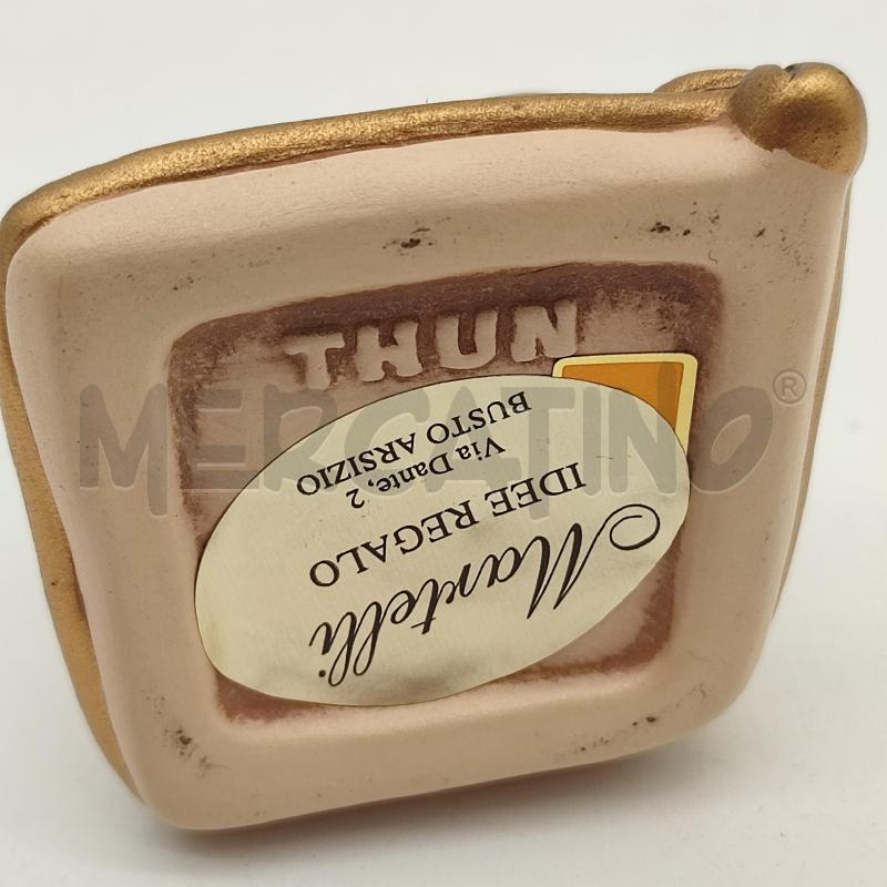 THUN ANGIOLETTO SU CUSCINO CUORE DORATO | Mercatino dell'Usato Corbetta 3