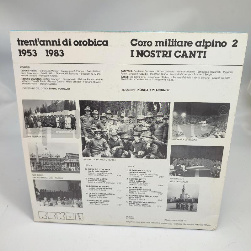 TRENT'ANNI DI OROBICA 1953 1983 - CORO MILITARE ALPINO 2 - I NOSTRI CANTI | Mercatino dell'Usato Corbetta 2
