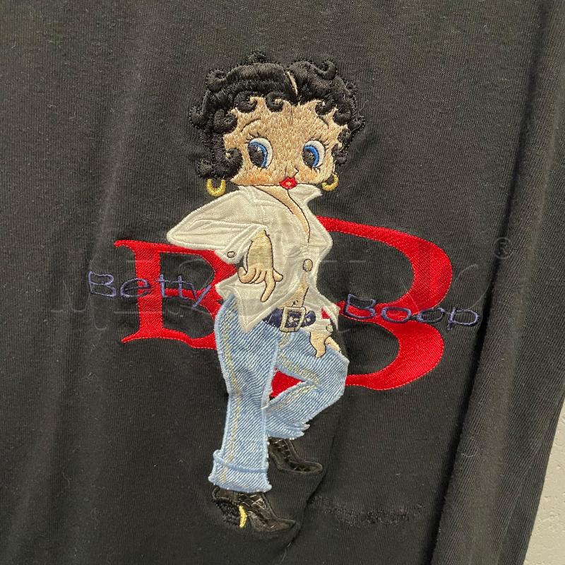 T SHIRT DONNA EMMANUEL SCHVILI NERO BETTY BOOP | Mercatino dell'Usato Corbetta 3