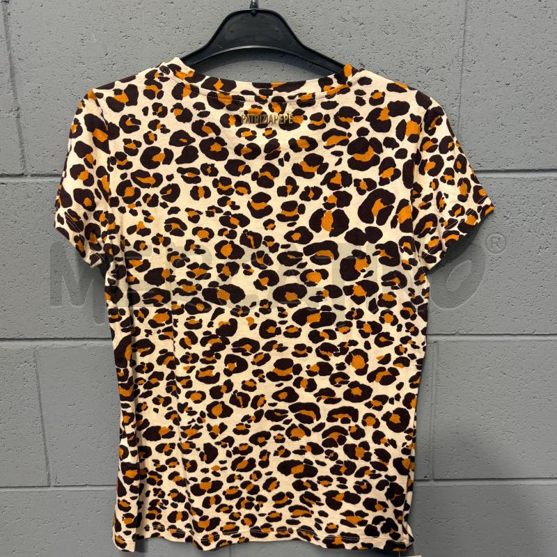 T SHIRT DONNA PATRIZIA PEPE PANNA ST LEOP MARR/ARANCIO | Mercatino dell'Usato Corbetta 3
