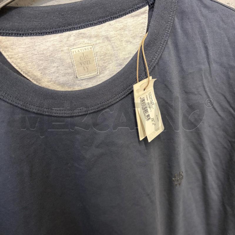 T SHIRT UOMO ELEVENTY LOGO PICC BLU | Mercatino dell'Usato Corbetta 2