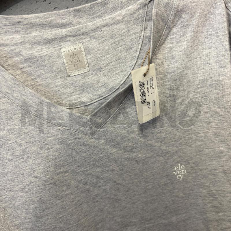T SHIRT UOMO ELEVENTY SCOLLO V GRIGIO ELEVENTY | Mercatino dell'Usato Corbetta 2